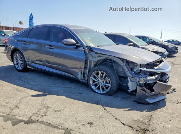 1HGCV1F1XMA075567 2021 HONDA ACCORD Gray Przód prawy