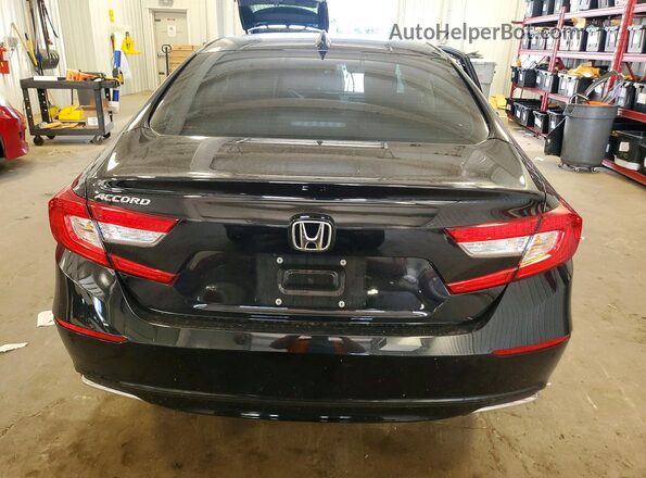 1HGCV1F1XMA113427 2021 HONDA ACCORD Black Widok z tyłu