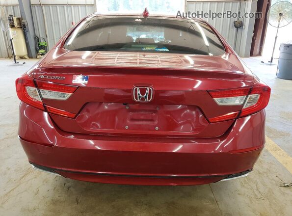 1HGCV1F1XNA024569 2022 HONDA ACCORD Red Вид ззаду
