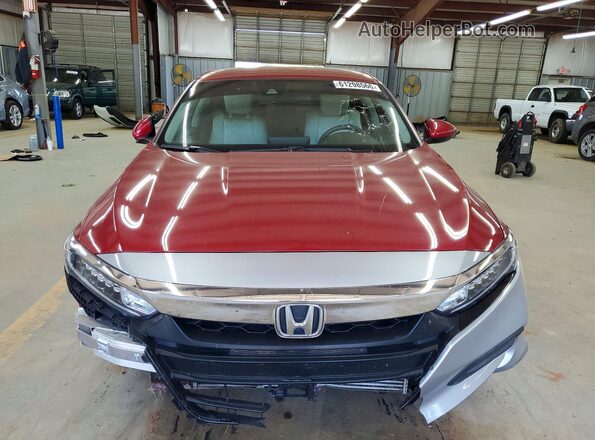 1HGCV1F1XNA024569 2022 HONDA ACCORD Red Вид спереду