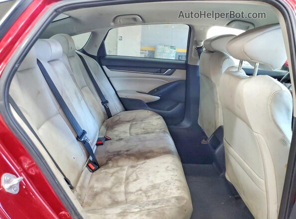 1HGCV1F1XNA024569 2022 HONDA ACCORD Red Вид задніх сидінь