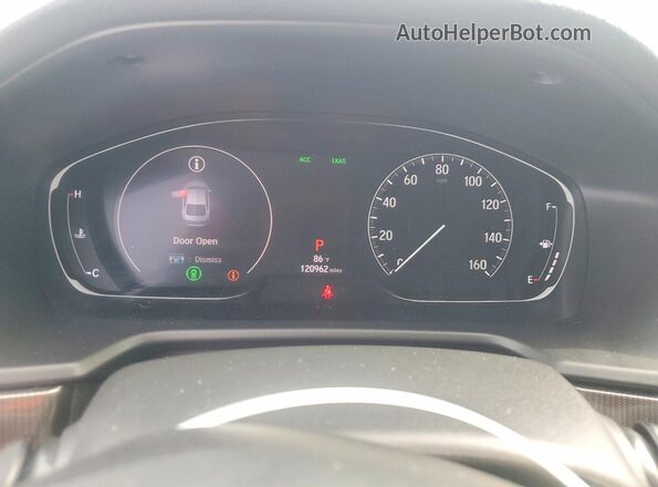 1HGCV1F30JA018405 2018 HONDA ACCORD Silver ხელსაწყოთა პანელის ხედი