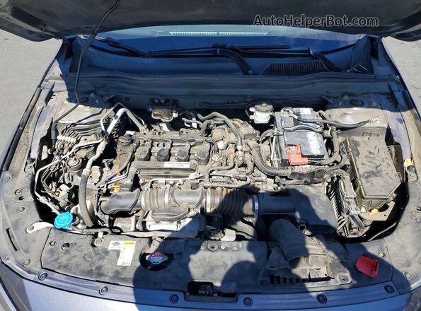 1HGCV1F30JA076675 2018 HONDA ACCORD Charcoal უკანა სალონის ხედი