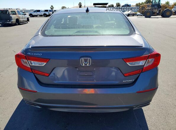 1HGCV1F30JA076675 2018 HONDA ACCORD Charcoal უკანა ხედი