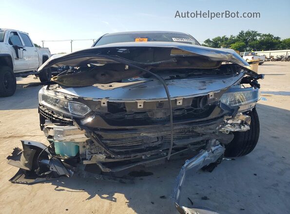 1HGCV1F30JA086140 2018 HONDA ACCORD Silver Դիմացի տեսք