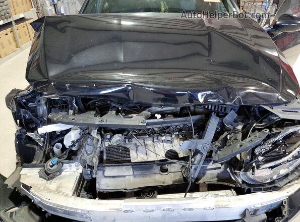 1HGCV1F30JA225280 2018 HONDA ACCORD Black Widok wnętrza z tyłu
