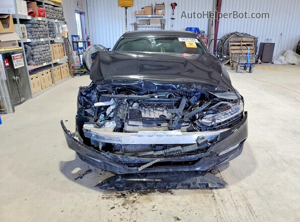 1HGCV1F30JA225280 2018 HONDA ACCORD Black Widok z przodu