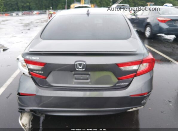 1HGCV1F30JA240765 2018 HONDA ACCORD Gray 