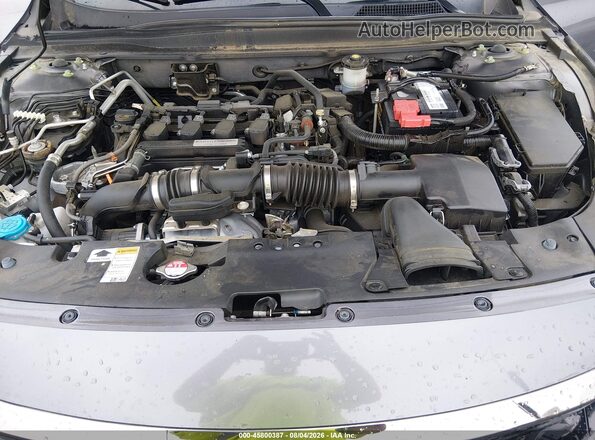1HGCV1F30JA240765 2018 HONDA ACCORD Gray Вид ззаду