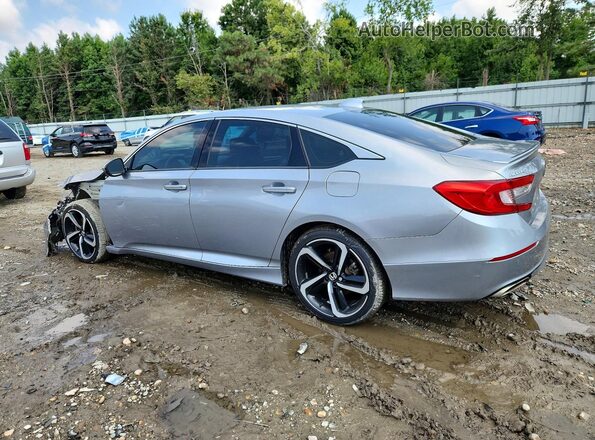 1HGCV1F30JA245013 2018 HONDA ACCORD Silver Задня ліва чверть