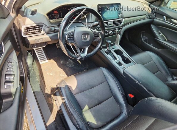 1HGCV1F30JA245013 2018 HONDA ACCORD Silver Вид панелі приладів