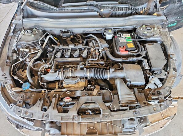 1HGCV1F30JA267982 2018 HONDA ACCORD Black უკანა სალონის ხედი