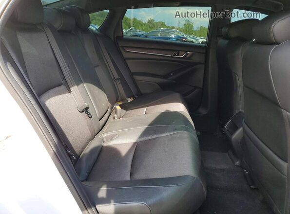 1HGCV1F30KA067427 2019 HONDA ACCORD White Հետևի նստատեղերի տեսք