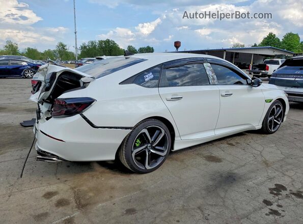 1HGCV1F30KA067427 2019 HONDA ACCORD White Հետևի աջ