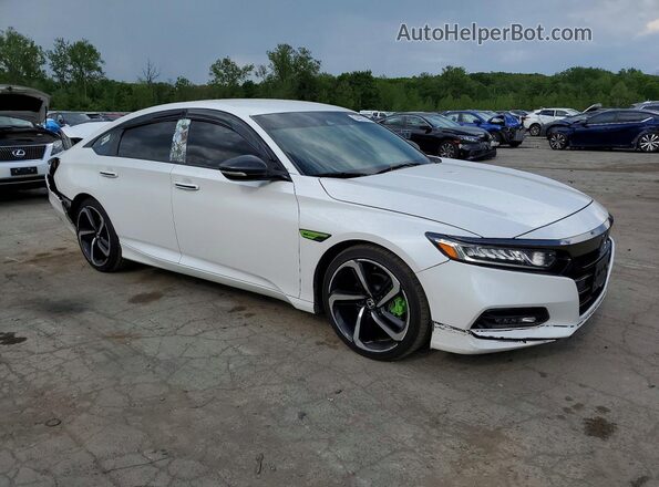 1HGCV1F30KA067427 2019 HONDA ACCORD White Առջևի աջ