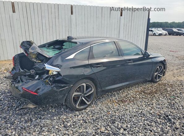1HGCV1F30KA069274 2019 HONDA ACCORD Black Հետևի աջ