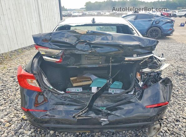 1HGCV1F30KA069274 2019 HONDA ACCORD Black Հետևի տեսք