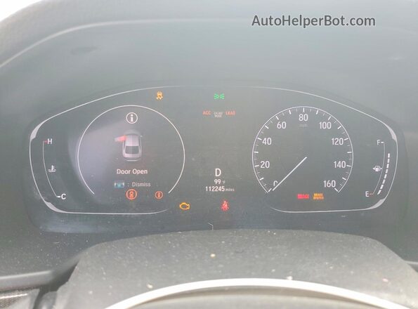 1HGCV1F30KA069274 2019 HONDA ACCORD Black Սարքավորումների վահանակի տեսք