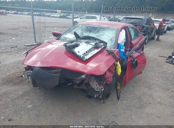 1HGCV1F30KA112186 2019 HONDA ACCORD Red Առջևի ձախ երեք քառորդ տեսարան