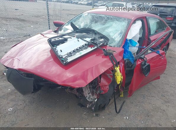1HGCV1F30KA112186 2019 HONDA ACCORD Red Դիմացի տեսք
