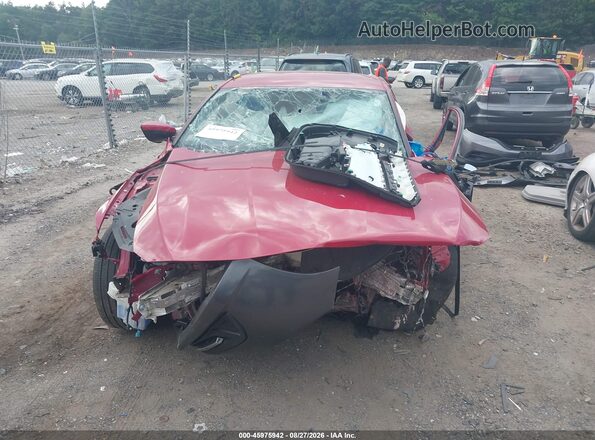 1HGCV1F30KA112186 2019 HONDA ACCORD Red Առջևի վահանակի տեսք
