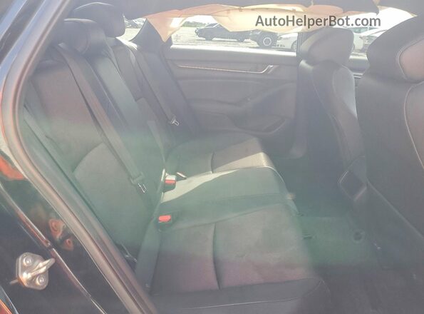 1HGCV1F30LA000098 2020 HONDA ACCORD Black Հետևի նստատեղերի տեսք