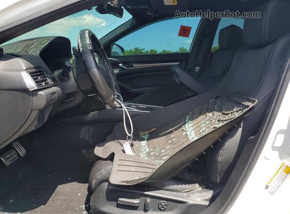 1HGCV1F30LA018617 2020 HONDA ACCORD White Սալոնի դիմացի տեսք