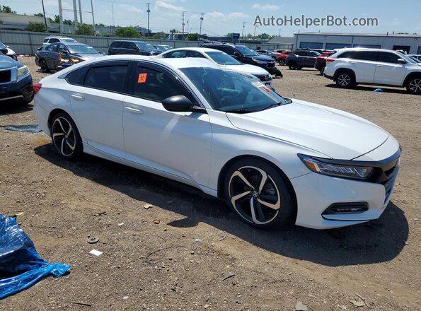 1HGCV1F30LA018617 2020 HONDA ACCORD White Առջևի աջ