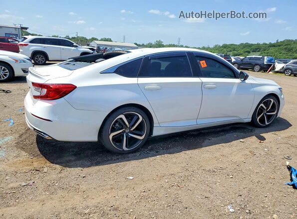 1HGCV1F30LA018617 2020 HONDA ACCORD White Հետևի աջ