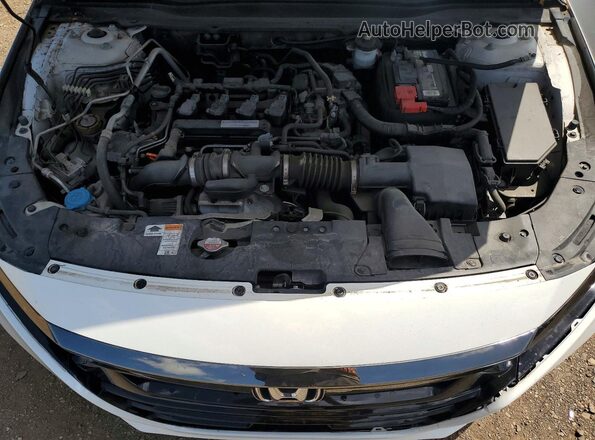 1HGCV1F30LA018617 2020 HONDA ACCORD White Սալոնի հետևի տեսք