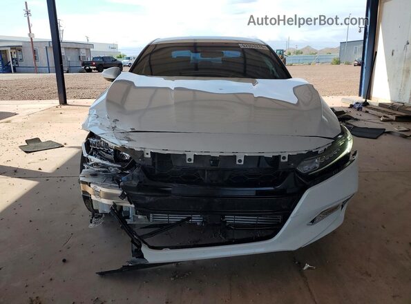 1HGCV1F30LA073083 2020 HONDA ACCORD Белый Вид спереди