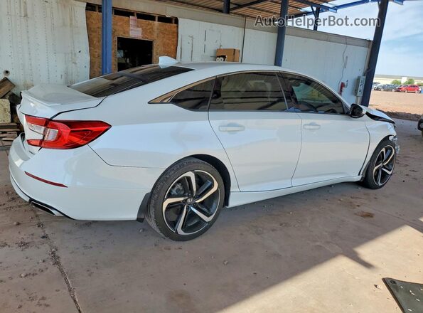 1HGCV1F30LA073083 2020 HONDA ACCORD Белый Задняя правая четверть