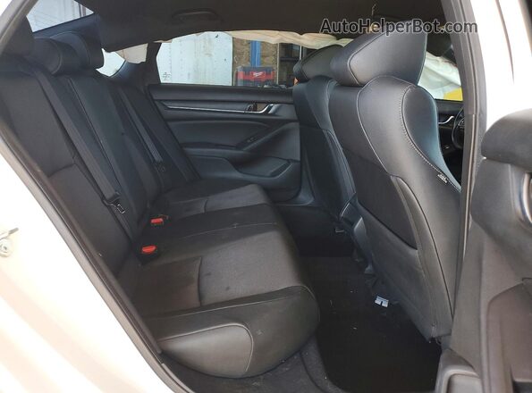 1HGCV1F30LA073083 2020 HONDA ACCORD Белый Вид задних сидений