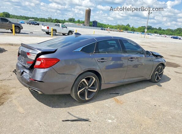 1HGCV1F30LA087632 2020 HONDA ACCORD Серый Задняя правая четверть