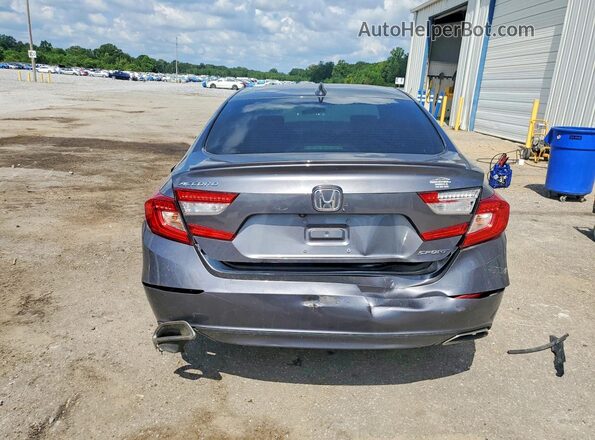 1HGCV1F30LA087632 2020 HONDA ACCORD Серый Вид сзади