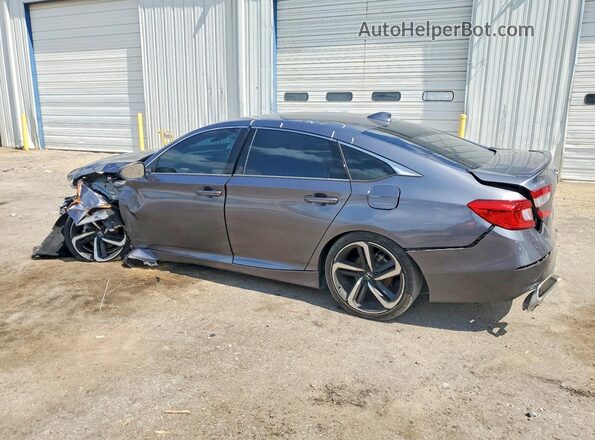 1HGCV1F30LA087632 2020 HONDA ACCORD Серый Задняя левая четверть