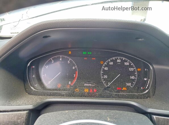 1HGCV1F30LA087632 2020 HONDA ACCORD Серый Вид щитка приборов