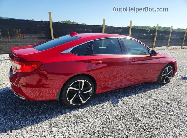 1HGCV1F30LA120905 2020 HONDA ACCORD Красный Задняя правая четверть