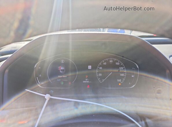 1HGCV1F30LA120905 2020 HONDA ACCORD Красный Вид щитка приборов