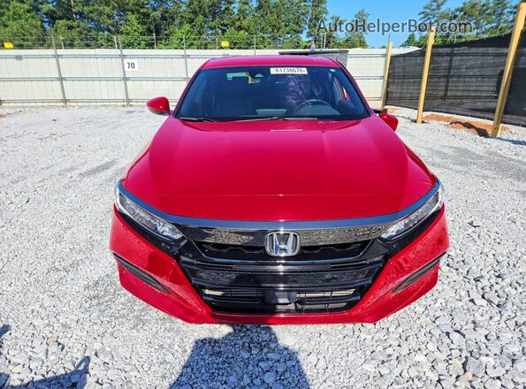 1HGCV1F30LA120905 2020 HONDA ACCORD Красный Вид спереди