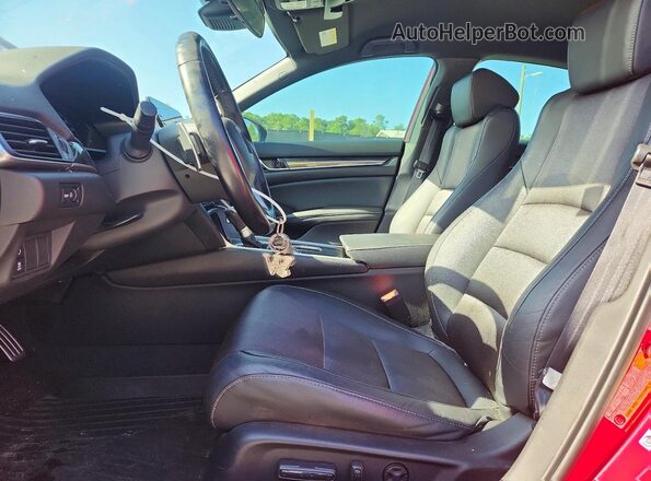 1HGCV1F30LA120905 2020 HONDA ACCORD Красный Вид салона спереди