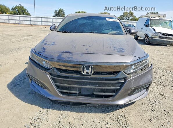 1HGCV1F30LA148865 2020 HONDA ACCORD Gray Դիմացի տեսք