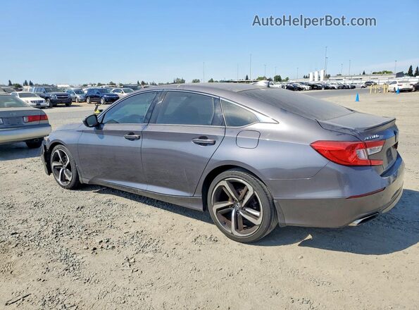 1HGCV1F30LA148865 2020 HONDA ACCORD Gray Հետևի ձախ