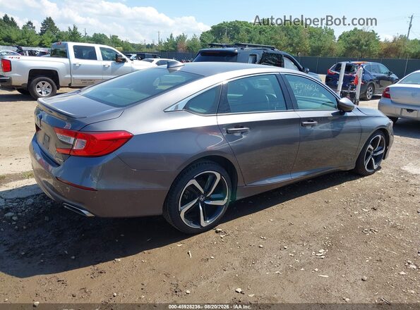 1HGCV1F30LA157159 2020 HONDA ACCORD Gray Задня права чверть