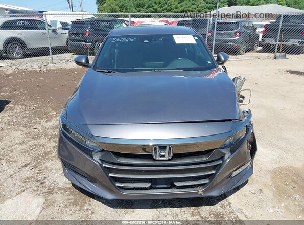 1HGCV1F30LA157159 2020 HONDA ACCORD Gray Вид задньої частини салону