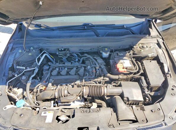 1HGCV1F30MA102860 2021 HONDA ACCORD Black Սալոնի հետևի տեսք