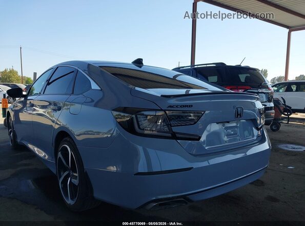 1HGCV1F30NA000427 2022 HONDA ACCORD Gray Trasero izquierdo