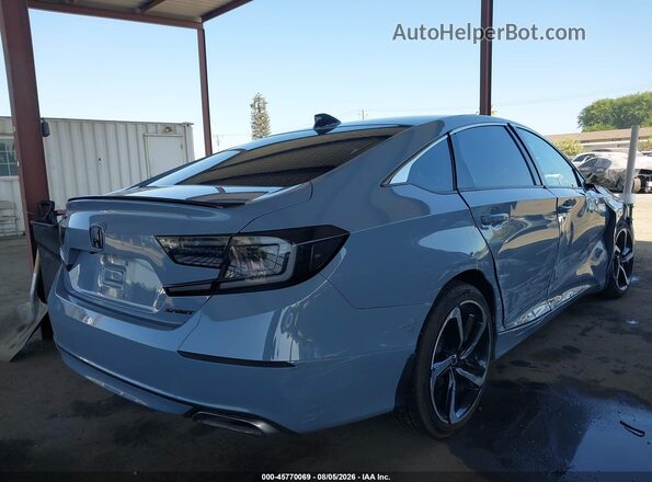 1HGCV1F30NA000427 2022 HONDA ACCORD Gray Trasero derecho