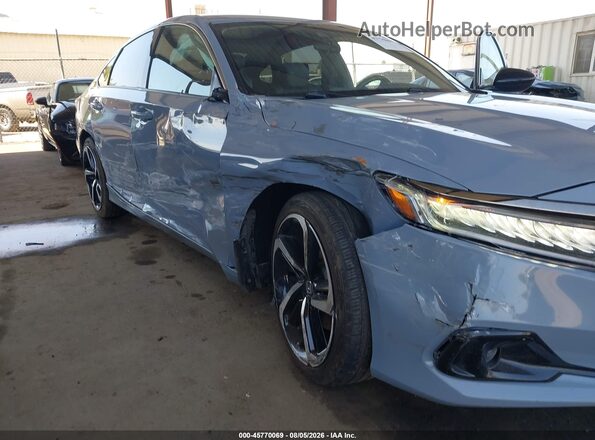 1HGCV1F30NA000427 2022 HONDA ACCORD Gray Vista frontal