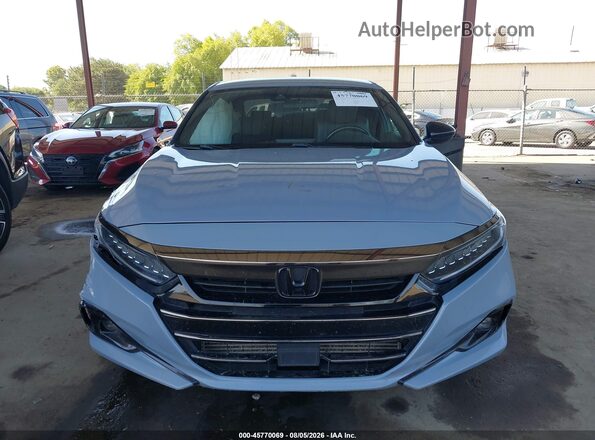 1HGCV1F30NA000427 2022 HONDA ACCORD Gray Vista del cuadro de instrumentos